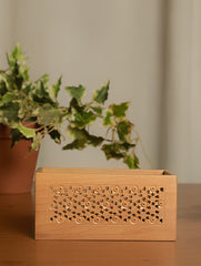 Wooden Jaali Desk Set (4 pc Set)