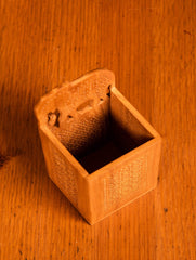 Wooden Jaali Elephant Pen Stand - Long