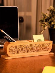 Wooden Jaali Stationery / Paper Holder