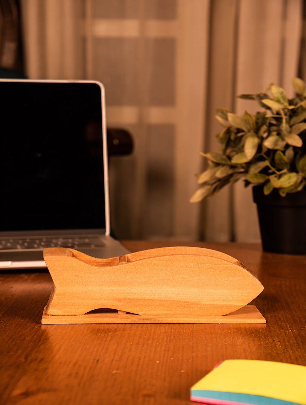 Wooden Jaali Stationery / Paper Holder