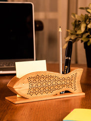 Wooden Jaali Stationery / Paper Holder