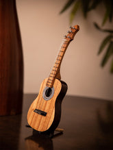 Wooden Miniature Musical Instrument Curio - Guitar