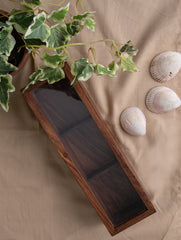 Wooden Multi-Utility Spice Box - Long Rectangular (3 Sections)