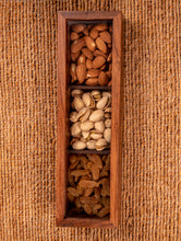 Load image into Gallery viewer, Wooden Multi-Utility Spice Box - Long Rectangular (3 Sections)