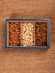 Wooden Multi-Utility Spice Box - Rectangular (3 Sections)