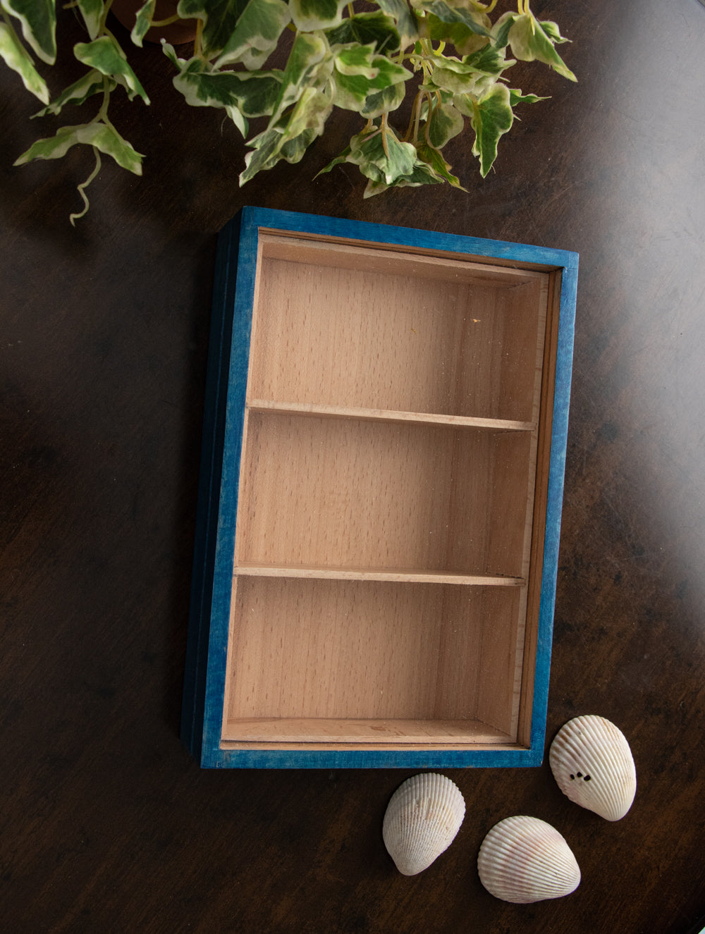 Wooden Multi-Utility Spice Box - Rectangular (3 Sections)