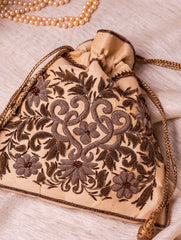 Zardozi and Resham Embroidered Evening Potli Bags