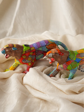 Load image into Gallery viewer, Exclusive Gond Art Tiger Curios - Forest Wanderer (Set of 2)