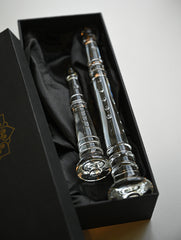 Fine Crystal Glass Musical Instruments - Swar Set (Set of 2)