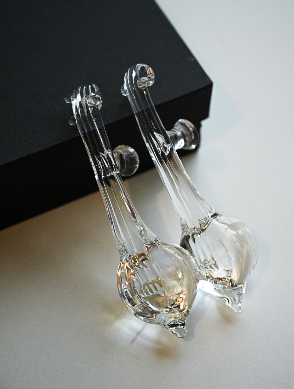 Fine Crystal Glass Musical Instrument - Swarika Duo (Set of 2)