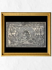 Exclusive Pattachitra Art Silk Painting - Intricate Krishna & Radha