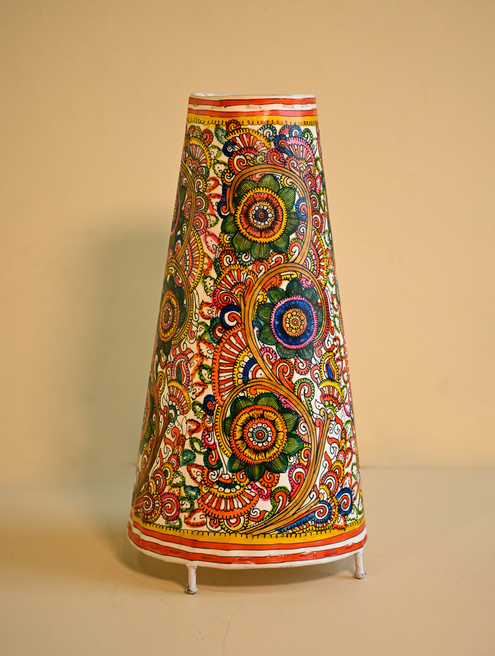 Load image into Gallery viewer, Andhra Leather Craft Lamp Shade - Chitra Prabha