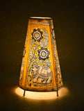 Andhra Leather Craft Lamp Shade - Gaja Katha