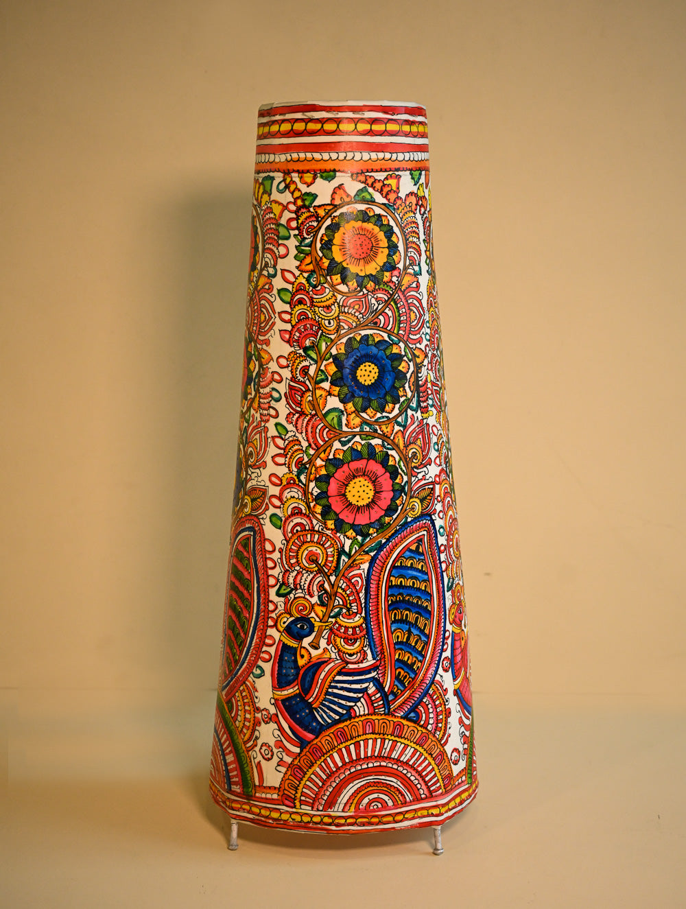 Load image into Gallery viewer, Andhra Leather Craft Lamp Shade - Gokulam