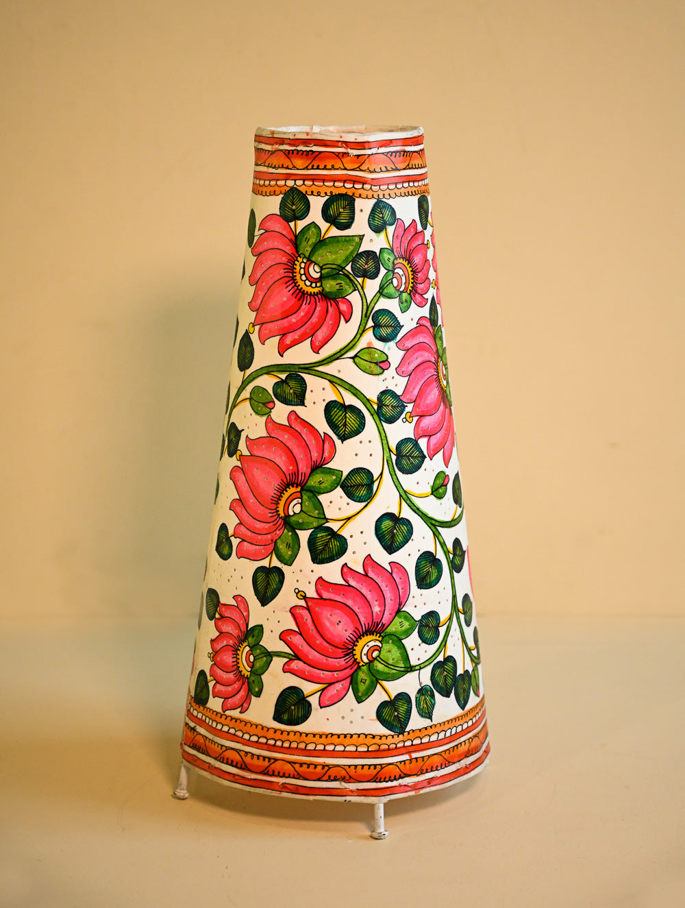 Andhra Leather Craft Lamp Shade - Kamala Hasini