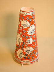 Andhra Leather Craft Lamp Shade - Kesari Valli