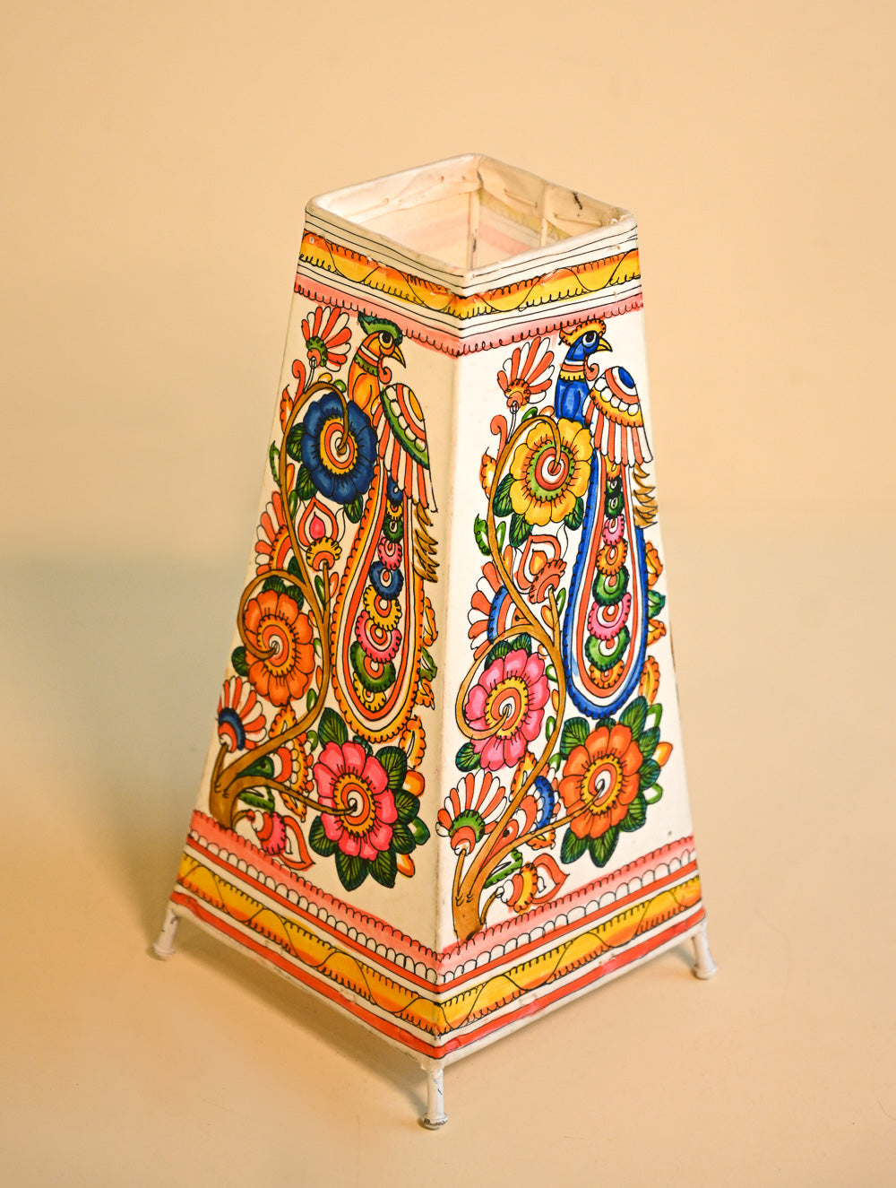 Andhra Leather Craft Lamp Shade - Mayuri