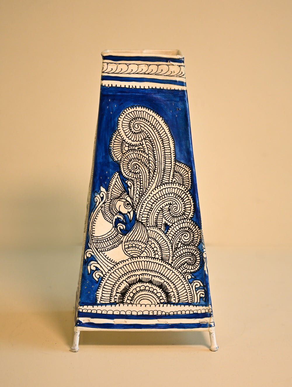 Andhra Leather Craft Lamp Shade - Neelambri