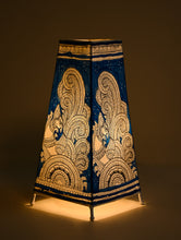 Load image into Gallery viewer, Andhra Leather Craft Lamp Shade - Neelambri