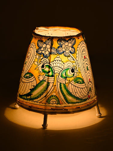 Andhra Leather Craft Lamp Shade - Pasupu Thotam