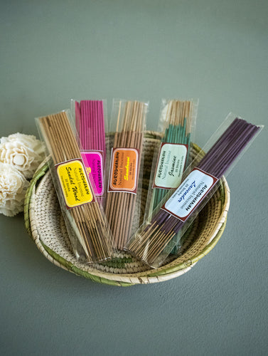 Aromatic Puducherry Incense Sticks (Set of 5 Assorted Fragrances)