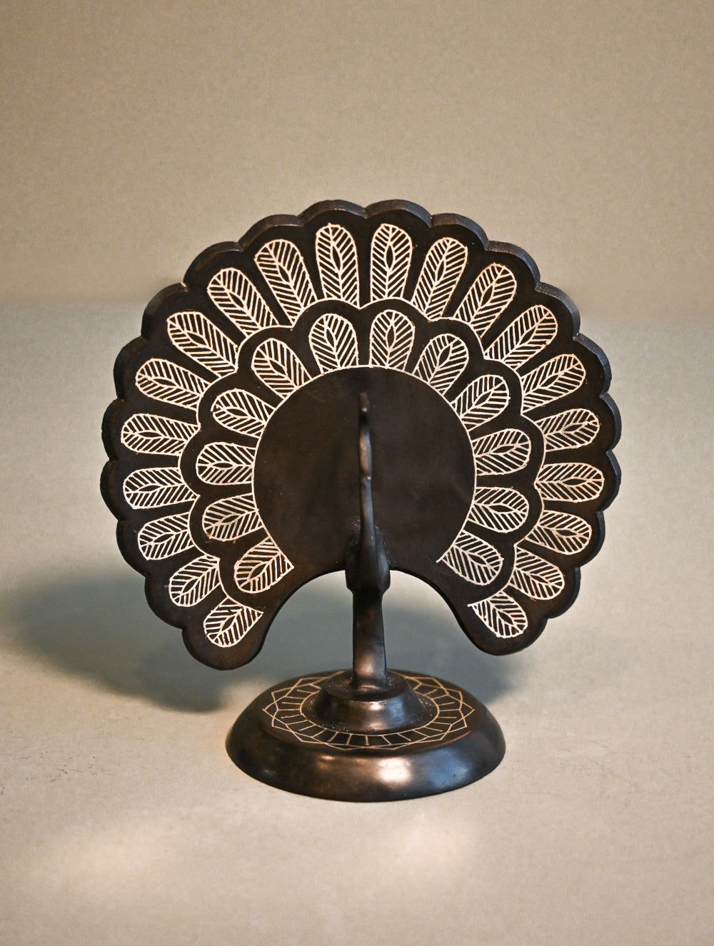 Bidri Craft Curio - The Peacock