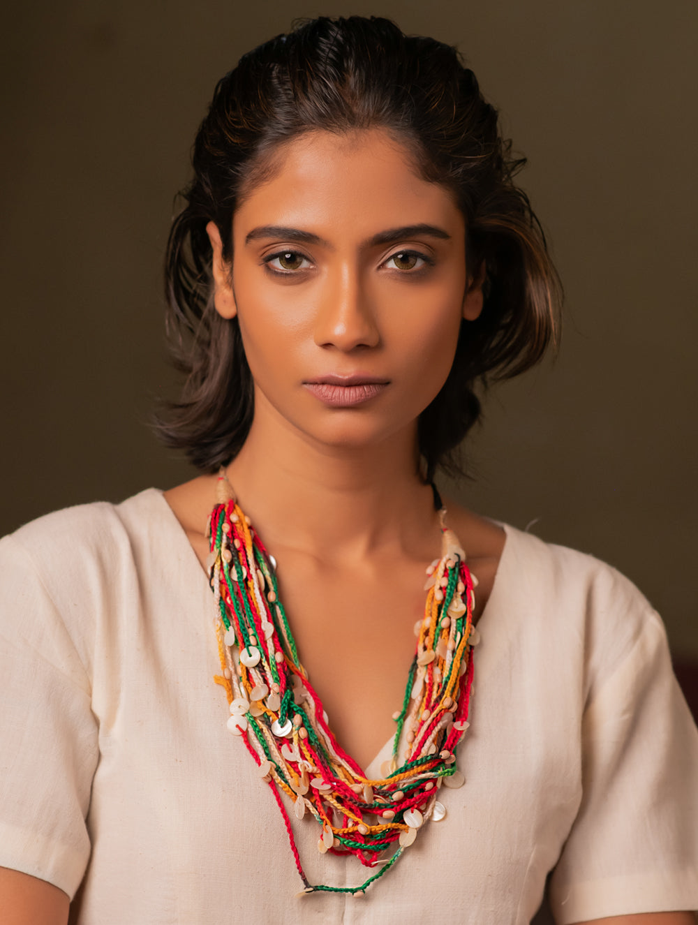 Bohemian Rhapsody Layered Jute Necklace