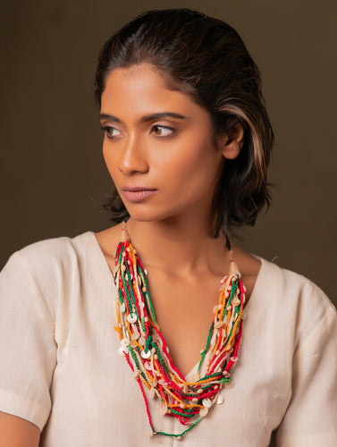 Bohemian Rhapsody Layered Jute Necklace