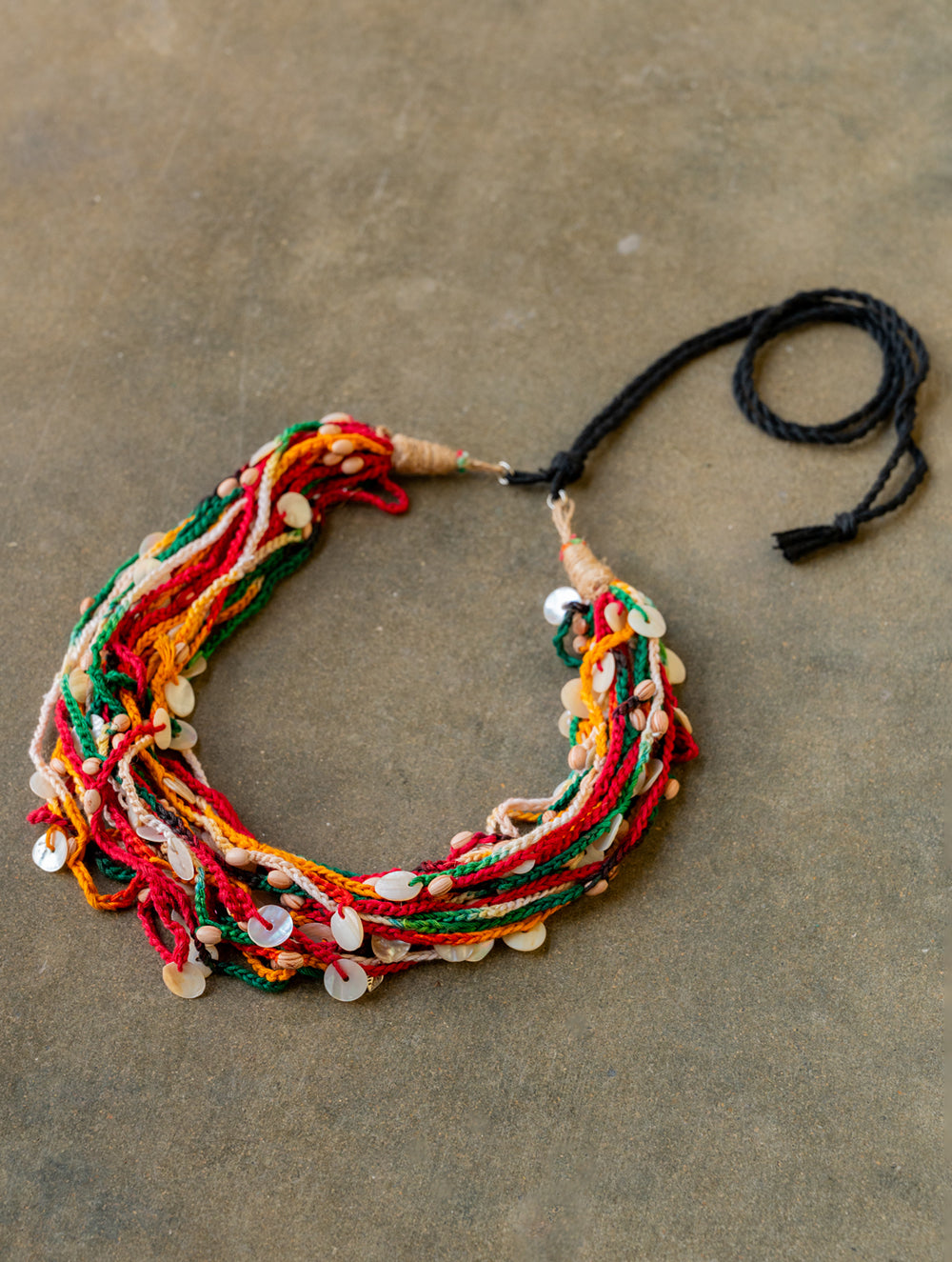 Bohemian Rhapsody Layered Jute Necklace