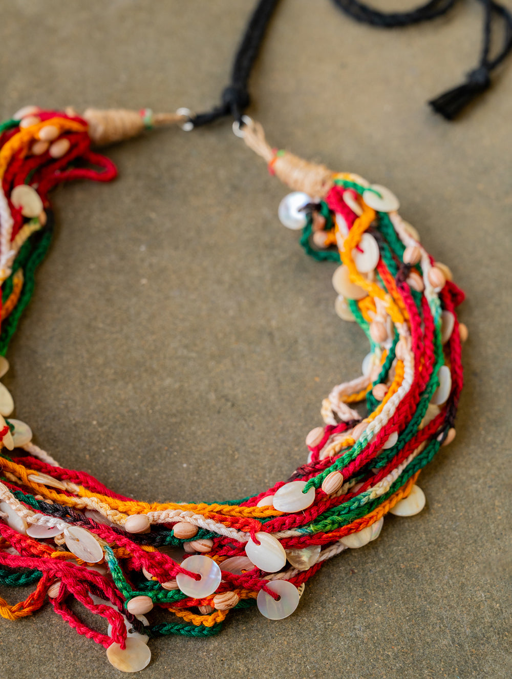 Bohemian Rhapsody Layered Jute Necklace