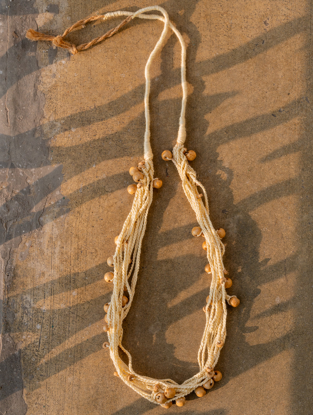 Boho Brilliance Layered Jute Necklace