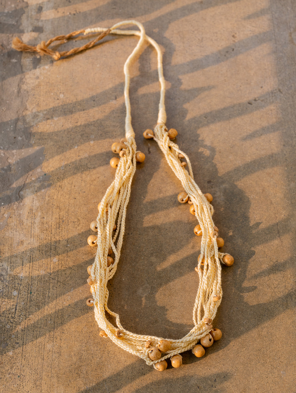 Boho Brilliance Layered Jute Necklace