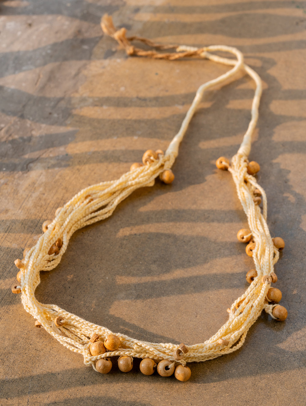 Boho Brilliance Layered Jute Necklace