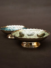 Brass Bowl Curio Set