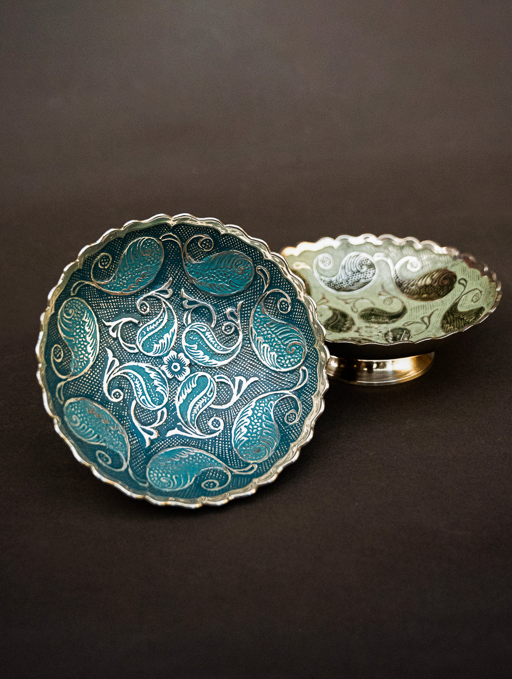 Brass Bowl Curio Set