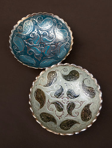 Brass Bowl Curio Set