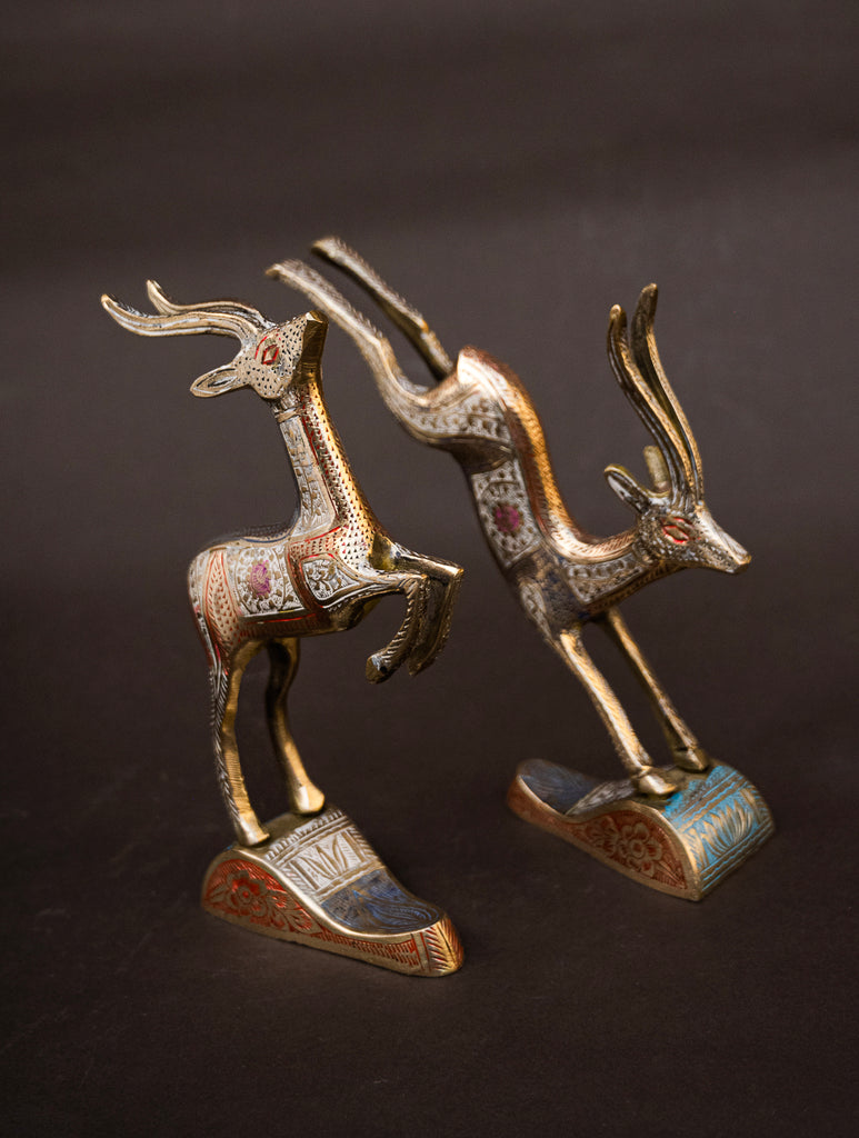 Brass Deer Curio