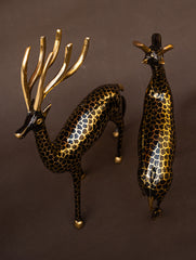 Brass Reindeer Curio