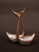 Load image into Gallery viewer, Brass Swan Curio