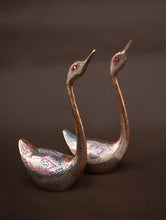 Load image into Gallery viewer, Brass Swan Curio