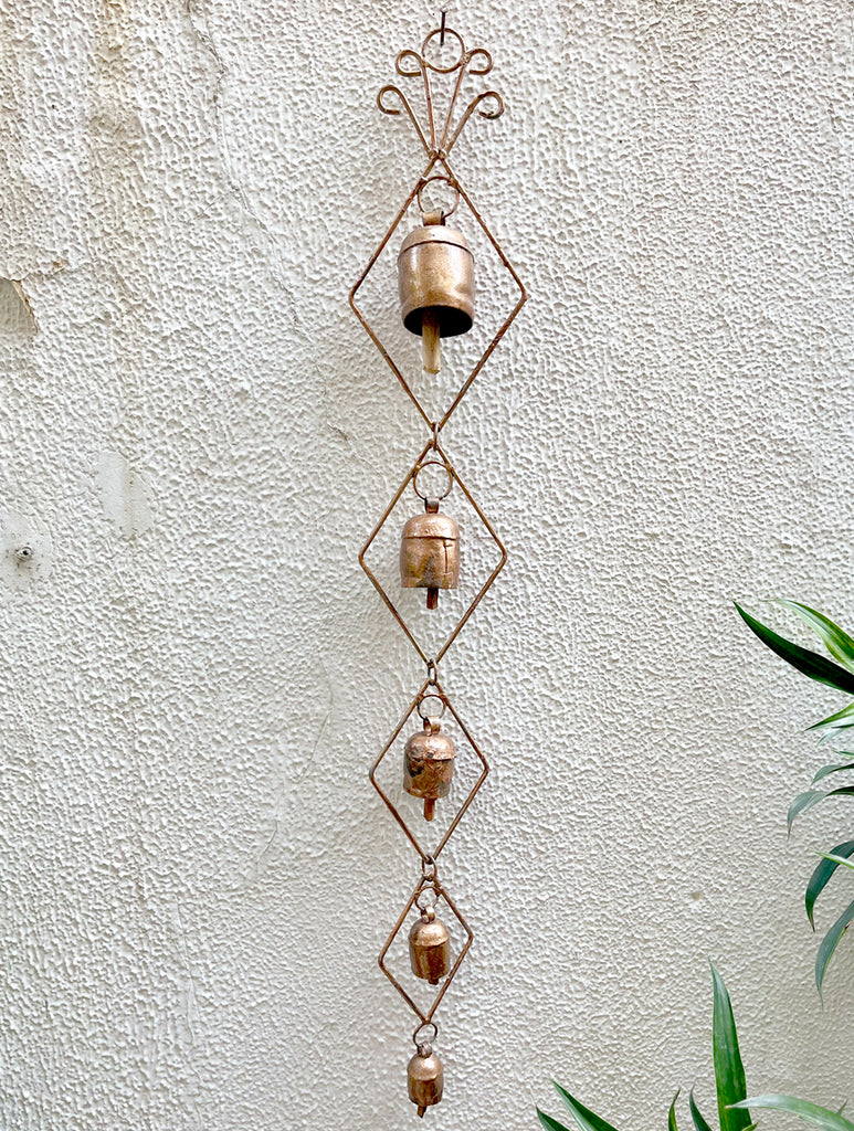 Copper Bells on a Diamond Frame