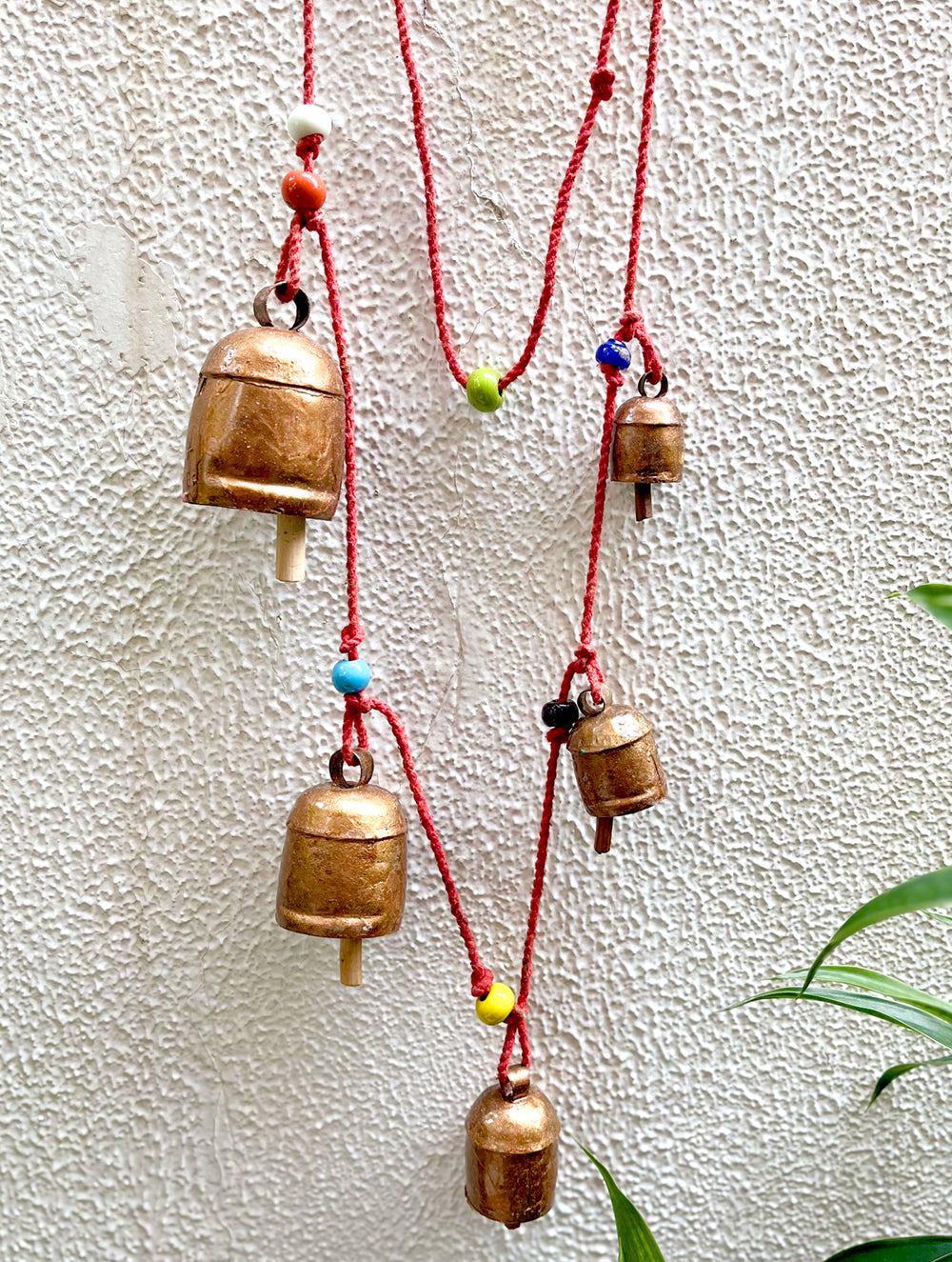 Load image into Gallery viewer, Copper Bells on a Ruby Thread