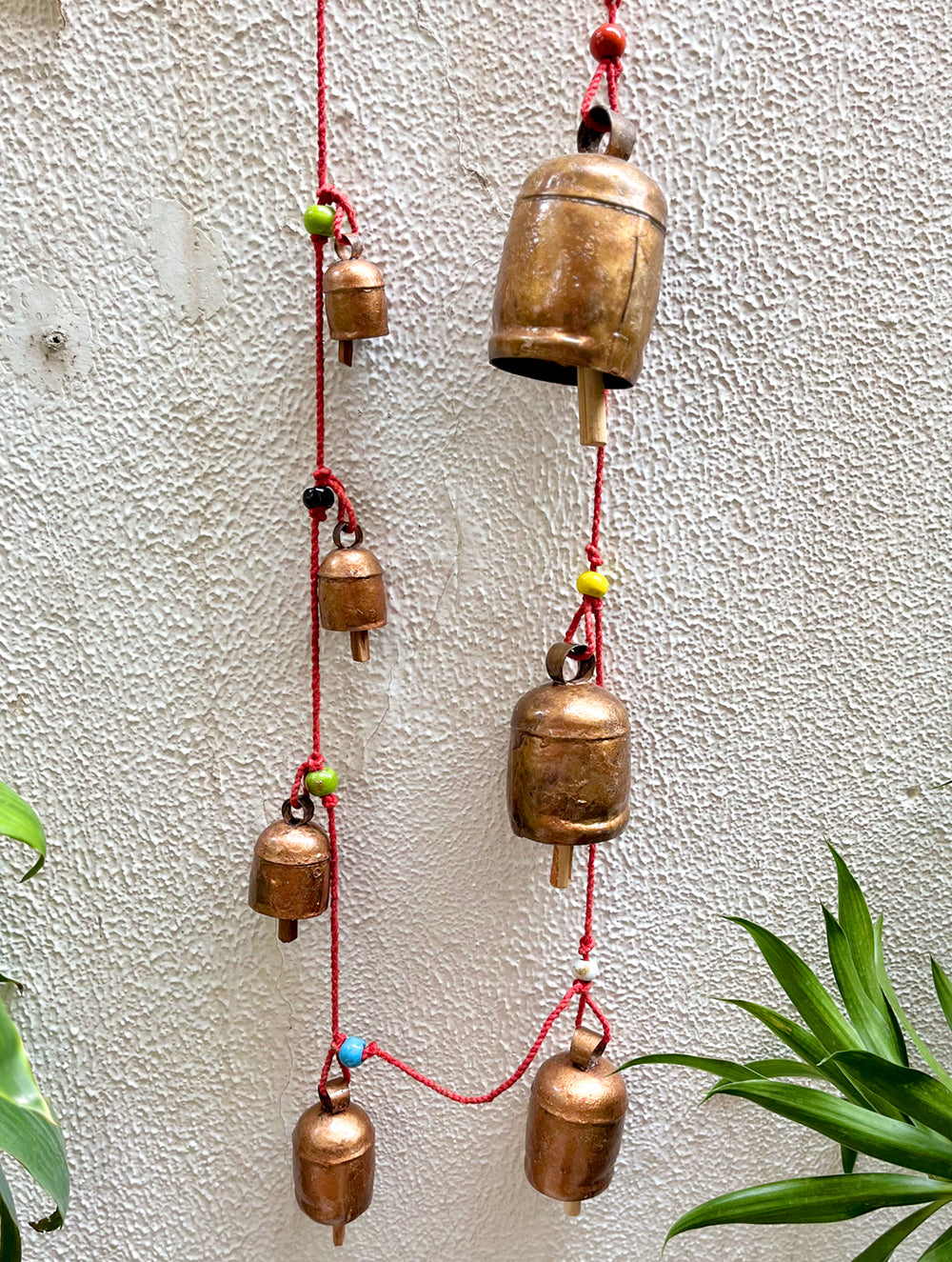 Load image into Gallery viewer, Copper Bells on a Ruby Thread