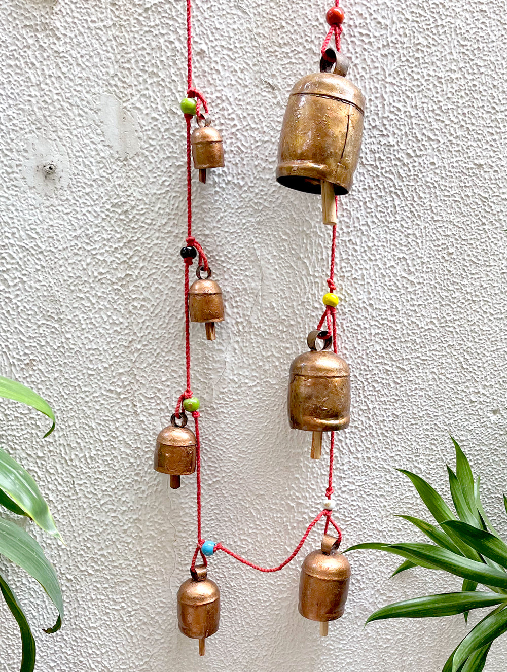 Load image into Gallery viewer, Copper Bells on a Ruby Thread