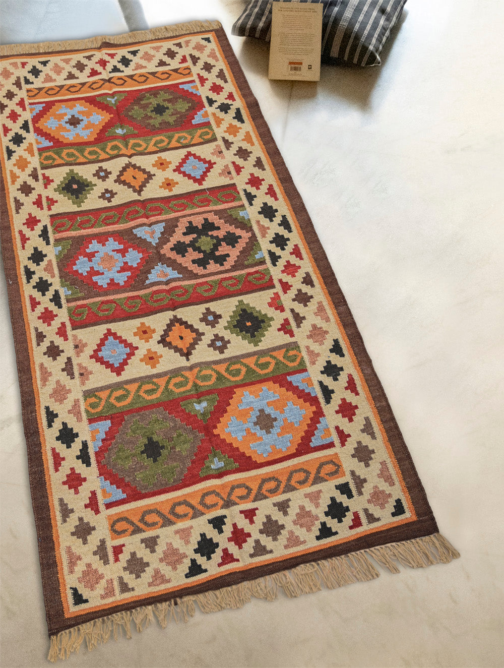 Handwoven Kilim Rug - Little Stars