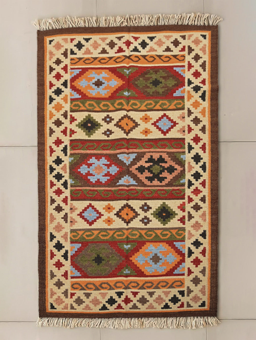 Handwoven Kilim Rug - Little Stars