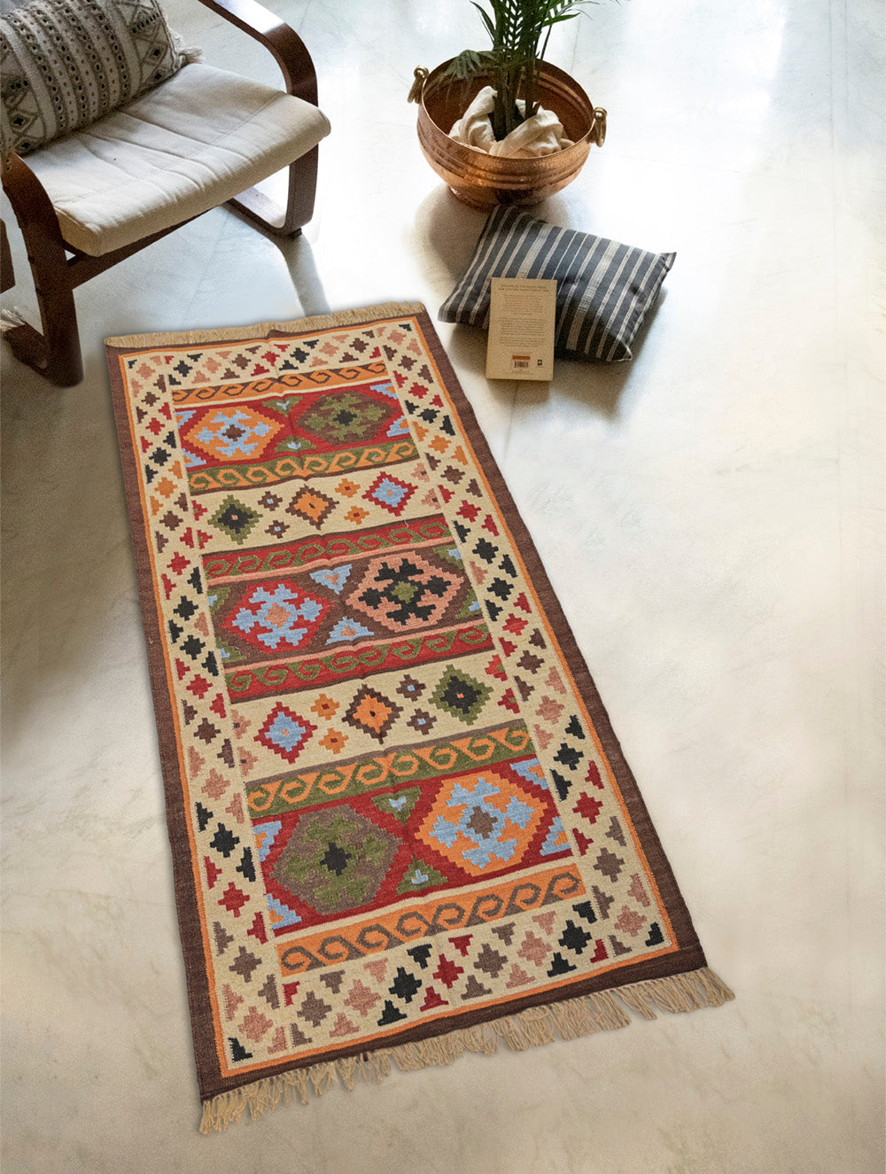 Handwoven Kilim Rug - Little Stars
