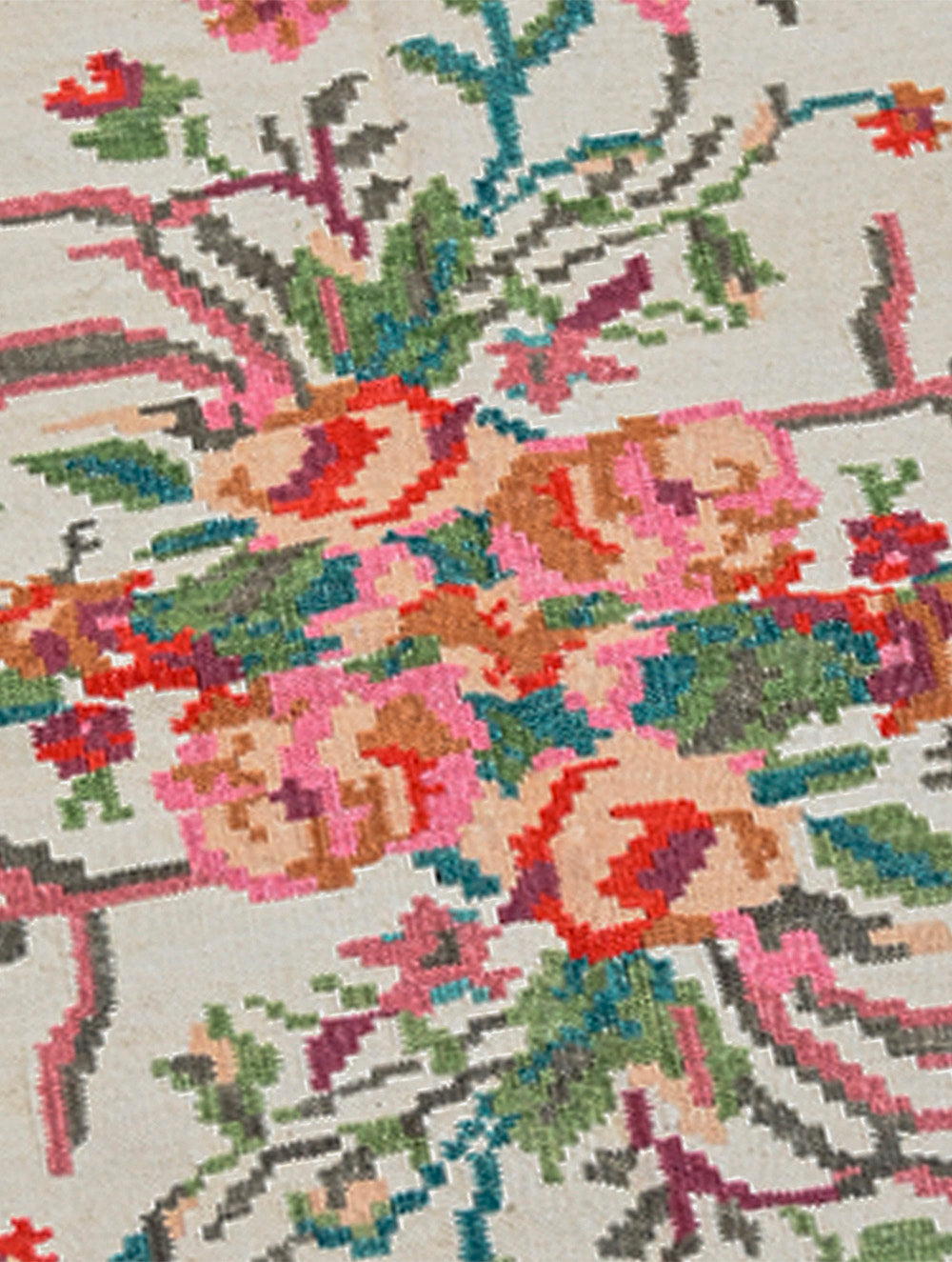Handwoven Kilim Rug - Vintage Bouquet (Length 6ft x Width 4ft)