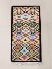 Handwoven Kilim Rug - Diamond Mosaic (Length 6ft x Width 2ft)