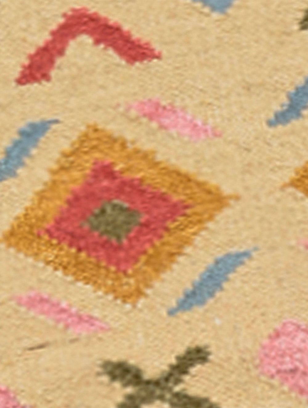 Handwoven Kilim Rug - Rose Meadow